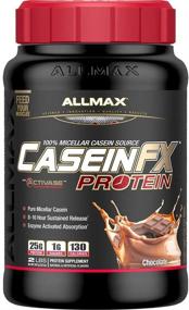 img 4 attached to 🍫 Allmax Nutrition Шоколадный CaseinFX - 100% Мицеллярный Протеин - 2 фунта - Купить сейчас!