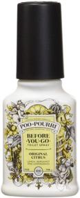 img 1 attached to Средство для удаления запахов: Poo-Pourri Go Туалетный спрей в бутылке, оригинальный цитрусовый аромат (2 унции, 2 штуки)