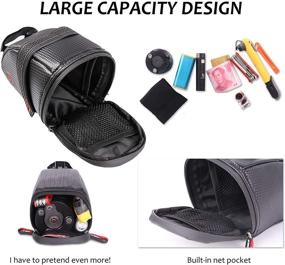 img 1 attached to CamGo Bike Seat Pack: Waterproof Cycling Storage Bag with Reflective Stripe – Ultimate Wedge Saddle Bag for Tools & Accessories