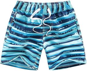 img 4 attached to EULLA Little Boardshorts: Premium Resistant Boys' Swimwear for Active Swimmers
