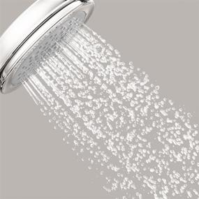 img 2 attached to Hansgrohe Croma 100 Classic 5-inch Showerhead with Easy Install, 3-Spray Full, Pulsating Massage, Intense Turbo, Easy Clean in Polished Nickel, 04070830
