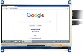 img 2 attached to 📺 Waveshare 7-дюймовый HDMI LCD (C) емкостной сенсорный экран: совместим с Raspberry Pi 3 Model B/3 B+ 2B/B+/B/A, BeagleBone Black, Banana Pi/Pro - видео и фото комплект.