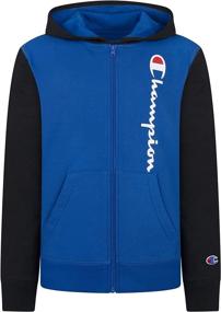 img 4 attached to Champion Fleece Sweatshirt Clothes Scarlet Boys' Clothing via Fashion Hoodies & Sweatshirts