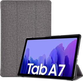img 4 attached to 📱 ProCase Galaxy Tab A7 10.4 Case 2020 T500 T505 T507 - Slim Light Cover with Trifold Stand and Hard Shell, Lightgrey