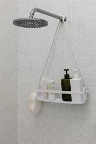 img 3 attached to 🚿 White Umbra Flex Single Shower Caddy - Enhanced SEO-friendly Product Name