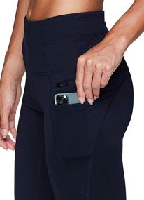 img 3 attached to RBX Athletic Running Leggings Pockets Sports & Fitness for Running