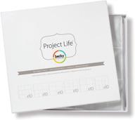 📦 бекки хиггинс 380001 протекторы для страниц project life 12x12, смешанные макеты, 60 штук, размер 33,2 х 35,4 х 0,6 см, прозрачные. логотип