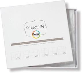 img 3 attached to 📦 Becky Higgins 380001 Project Life Page Protectors 12X12 Assorted Layouts 60 pack, 33.2 x 35.4 x 0.6 cm, Clear