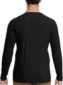 img 3 attached to Ultimate UV Protection: Men's UPF 50+ Long Sleeve Sun Shirts - Quick Dry & Lightweight for Hiking, Fishing, and Swimming