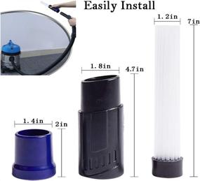 img 1 attached to 🔍 ECOMAID 9 Piece Set of 1-1/4inch & 1-3/8'' Mini Micro Vacuum Attachments