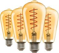 🌻 medium yellow vintage edison-equivalent bulb logo