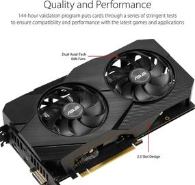 img 2 attached to 🎮 ASUS Видеокарта Dual-Fan EVO Edition GeForce RTX 2060 Overclocked 6G GDDR6, готовая для виртуальной реальности, с HDMI, DisplayPort и DVI (DUAL-RTX2060-O6G-EVO)