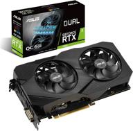 🎮 asus видеокарта dual-fan evo edition geforce rtx 2060 overclocked 6g gddr6, готовая для виртуальной реальности, с hdmi, displayport и dvi (dual-rtx2060-o6g-evo) логотип