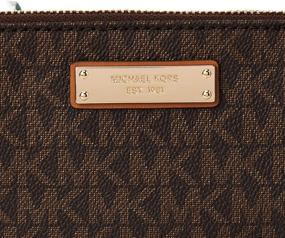 img 2 attached to MICHAEL Michael Kors Signature Gold Tone