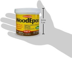 img 1 attached to 🏗️ WoodEpox Epoxy Wood Replacement Compound - Abatron 2 Kit, 12 oz (Part A &amp; B)