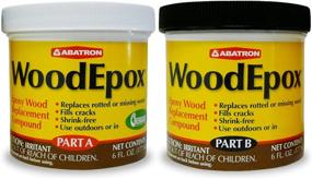 img 2 attached to 🏗️ WoodEpox Epoxy Wood Replacement Compound - Abatron 2 Kit, 12 oz (Part A &amp; B)