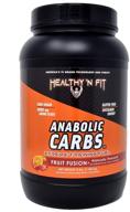 healthy ‘n fit anabolic carbs: all-natural fruit fusion fuel for xtreme muscle growth and pumps logo