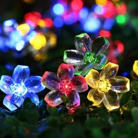 img 2 attached to 🌸 Enchanting Flower String Lights: Cherry Blossom Twinkle Lights for Indoor/Outdoor Décor, with 8 Modes & Memory Function - Perfect for Christmas, Patio, Garden, and Parties