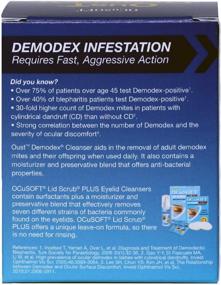 img 1 attached to 🧼 Demodex Cleansing Pads - Pack of 30 Pre-Moistened Pads