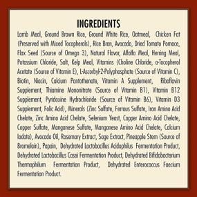 img 1 attached to 🐶 AvoDerm Natural Lamb Meal & Brown Rice Formula Dry Dog Food: Wholesome Nutrition for Your Canine Companion