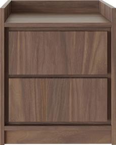 img 1 attached to 🛏️ Enhance Your Bedroom Décor with Boyd Sleep Adagio Nightstand in Walnut