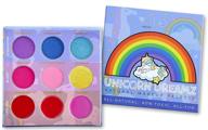 🦄 kio cosmetics unicorn dreamz: non-toxic natural makeup set for kids - 9 color palette with eyeshadow, lipgloss & blush - perfect christmas holiday gifts for girls logo