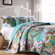 🛏️ набор одеял greenland home nirvana цвета морской волны, размер king/california king - 3 штуки логотип