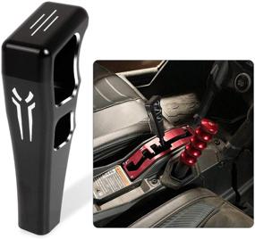 img 4 attached to 🚗 Aluminum Gear Selector Shift Knob Grip for 2017-2021 Can Am Maverick X3 / X3 MAX All Models - Replaces 715004866