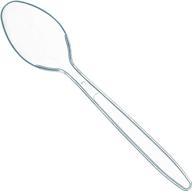 convenient plastic silverware: disposable utensils for food service equipment & supplies logo