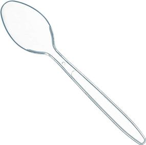 img 1 attached to Convenient Plastic Silverware: Disposable Utensils for Food Service Equipment & Supplies