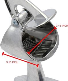 img 3 attached to 🍊 Premium Aluminium Manual Citrus Juicer with Bonus IceScoop - Efficient Hand Press Orange Squeezer for Lemon and Lime Juicing