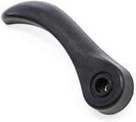 🔴 red hound auto seat recliner handle driver side for chevy gmc hummer, colorado & canyon (2004-2012), ssr (2004-2006), h3 (2006-2010) - black ebony left logo