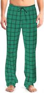 🩳 cool comfort: idtswch inseam cotton sleepwear bottoms for men - quality men's lounge pants! logo