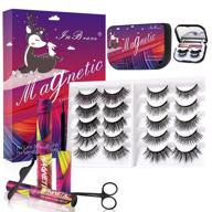 magnetic eyelashes eyeliner natural applicator logo