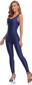 img 3 attached to Speerise Women's Spandex Nylon Tank Dance Unitard Bodysuit: Ultimate Comfort and Flexibility