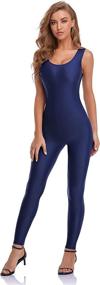 img 2 attached to Speerise Women's Spandex Nylon Tank Dance Unitard Bodysuit: Ultimate Comfort and Flexibility