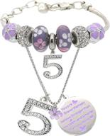 подарки на день рождения для девочек: набор ожерелья 🎁 и браслета - коллекция ювелирных изделий на годы. логотип