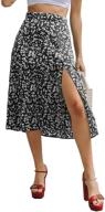 floerns womens disty floral waist women's clothing for skirts logo