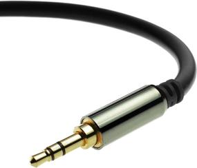 img 2 attached to 🔌 Mediabridge 3.5mm Male To Male Stereo Audio Cable (8 Feet) - Perfect for iPhone, iPod, Smartphone, Tablet, MP3 Cases and More!