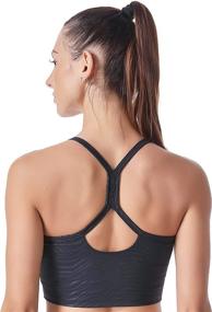 img 4 attached to 🏋️ Sunzel Women's Non-Padded Cropped Tank Top: Versatile Sports Bra for Yoga and Workout Sessions