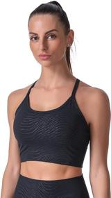 img 3 attached to 🏋️ Sunzel Women's Non-Padded Cropped Tank Top: Versatile Sports Bra for Yoga and Workout Sessions