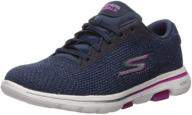 skechers women's go walk 5-15951 sneaker: comfortable footwear for active women logo