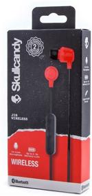 img 2 attached to Skullcandy Jib Wireless In-Ear Earbud - Red/Black Black/Red: Unleash Powerful Sound Wirelessly