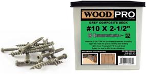 img 1 attached to 🔩 WoodPro Fasteners CD10X212G Composite 5 - 435 Piece Kit: Enhanced SEO