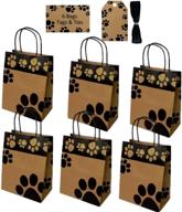 dog gift bags prints matching logo