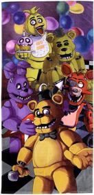 img 4 attached to 🏖️ Five Nights at Freddy's Beach Towel - Franco Kids Cotton, Large Size 58" x 28