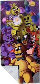 img 3 attached to 🏖️ Five Nights at Freddy's Beach Towel - Franco Kids Cotton, Large Size 58" x 28