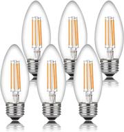 💡 bioluz led candelabra dimmable filament bulb logo