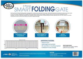 img 2 attached to 🐾 Free-Standing Pet Gate by Four Paws: Walk-Over Convenience for Your Pets