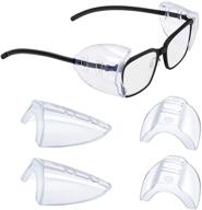 👓 safety protection shields for eyeglasses - ideal fit for glasses логотип